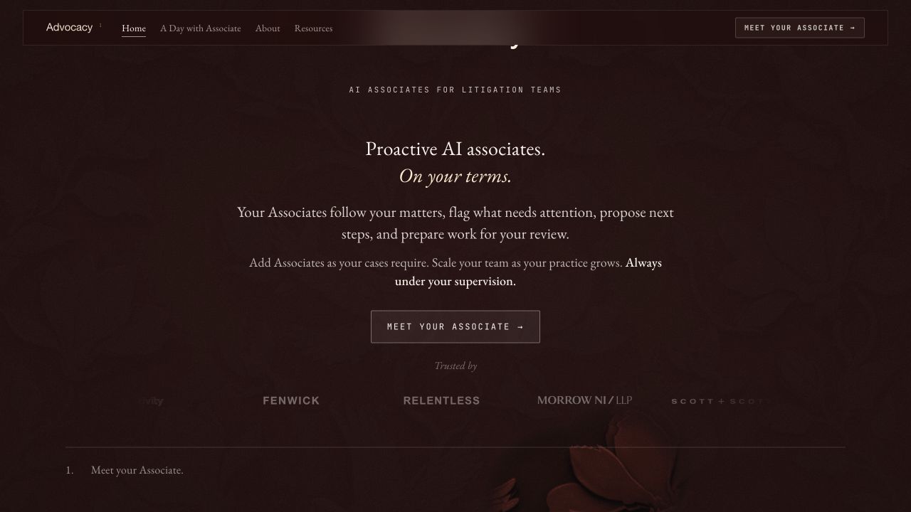 Advocacy website